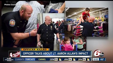Officer says Lt. Allan was a great mentor & friend
