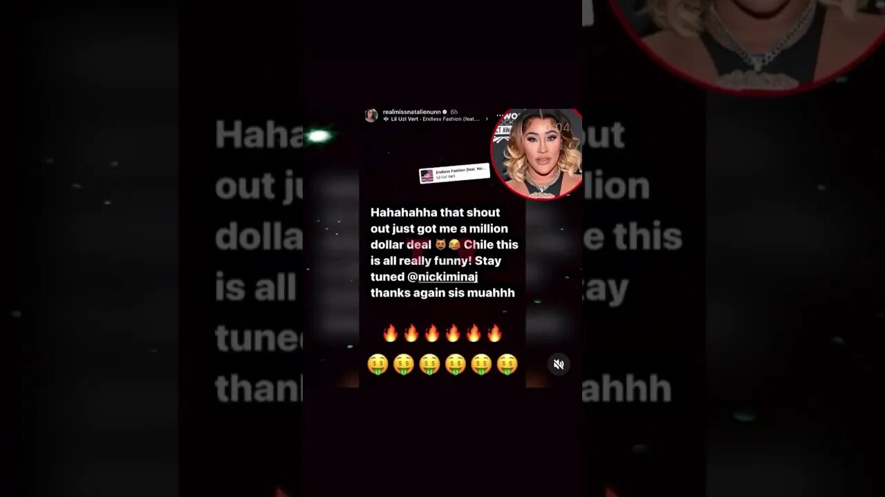 #natalienunn just signed a major million dollar deal behind #nickiminaj !