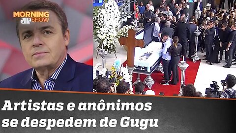 Ausência de Silvio, selfies de anônimos e muita emoção: como foi o velório de Gugu