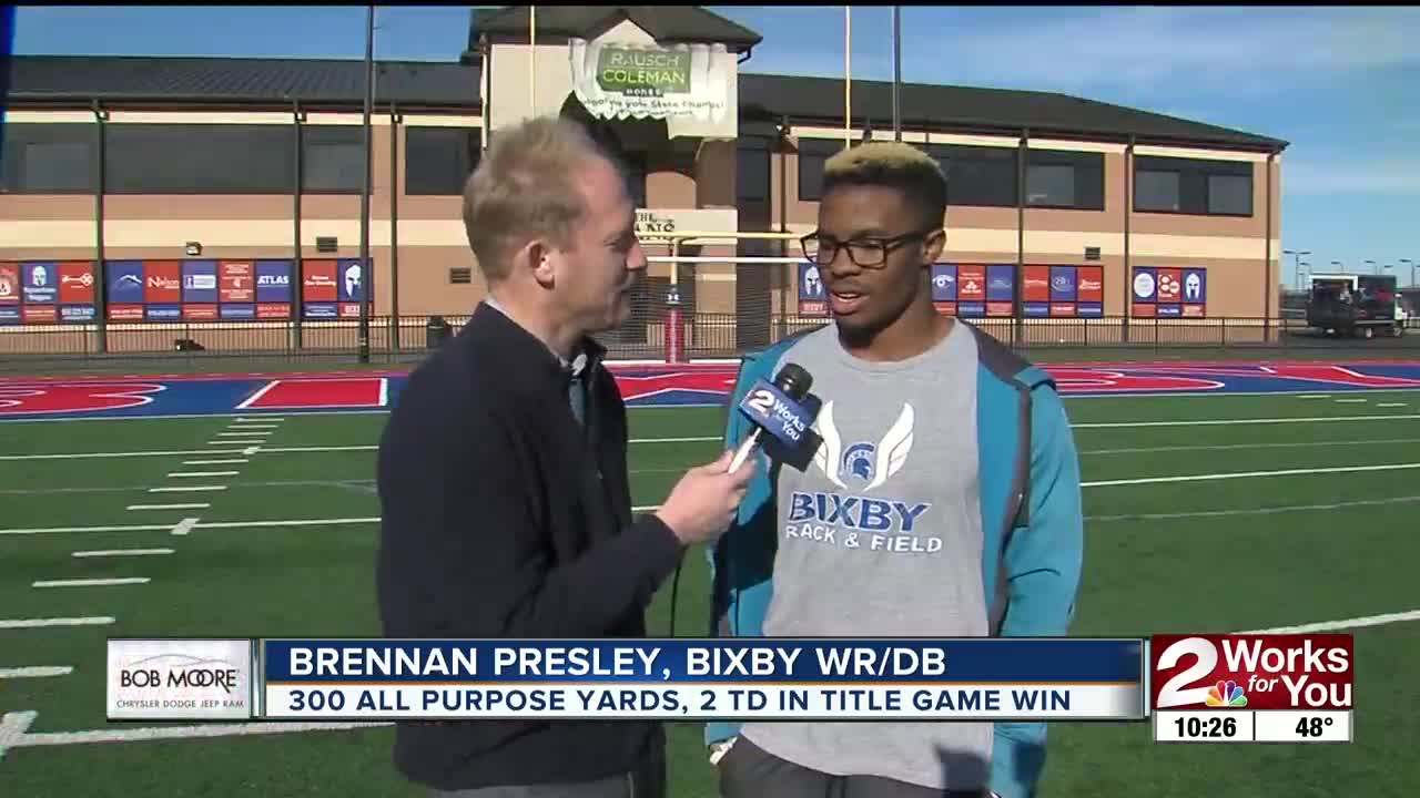 FNL Player of the Week: Brennan Presley, Bixby