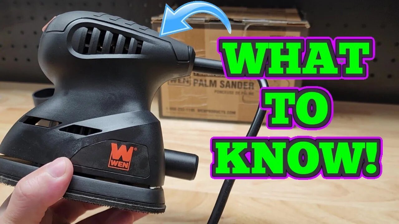 What You Need To Know This WEN Detail Sander!