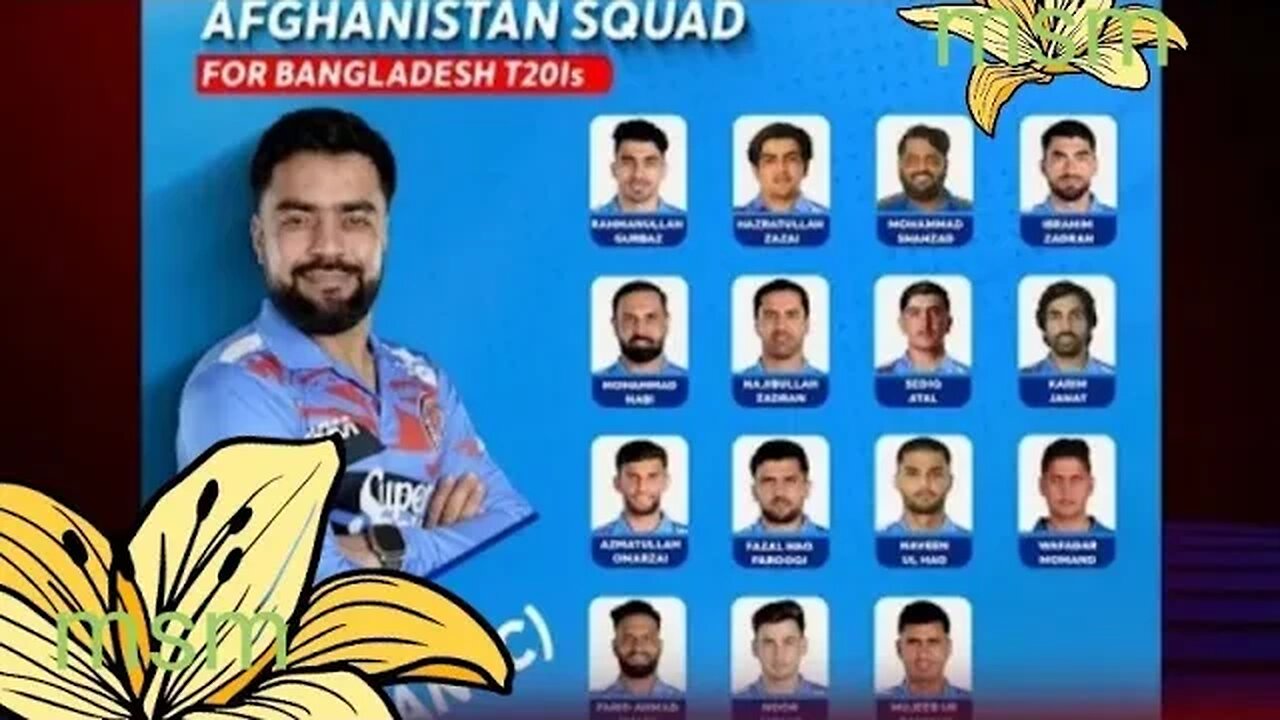 বাংলাদেশের বিপক্ষে আফগানদের টি-টোয়েন্টি দলে শাহজাদ....দল ঘোষনা করলেন আফগানিস্তান।।।।