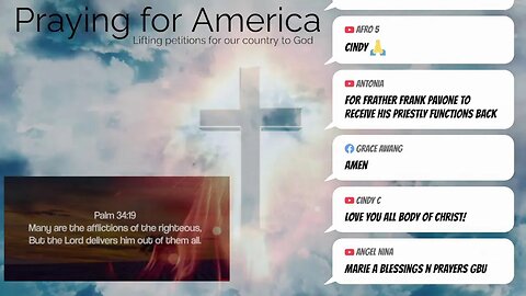 LIVE Prayer Room for your Prayer Intentions