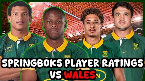 SPRINGBOKS player RATINGS vs WALES - 2024