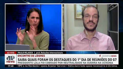 Confira na íntegra o professor Paulo Velasco analisando os destaques do 1º dia de reuniões do G7