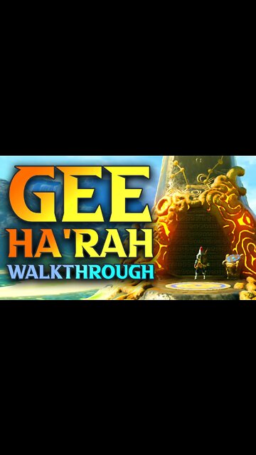 Gee Ha'rah Shrine Guide - Legend Of Zelda Breath Of The Wild Walkthrough