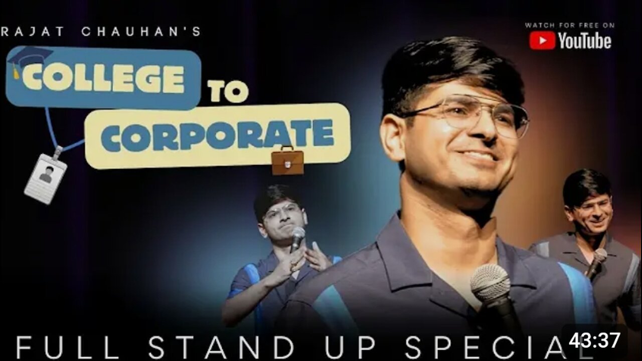 Engineering College to Corporate | Stand up Comedy Special by Rajat Chauhan (54th Video)