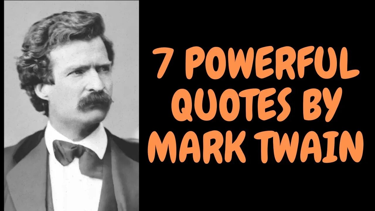 #marktwainquotes #marktwain #motivationalquotes 7 POWERFUL QUOTES BY MARK TWAIN SHORTS