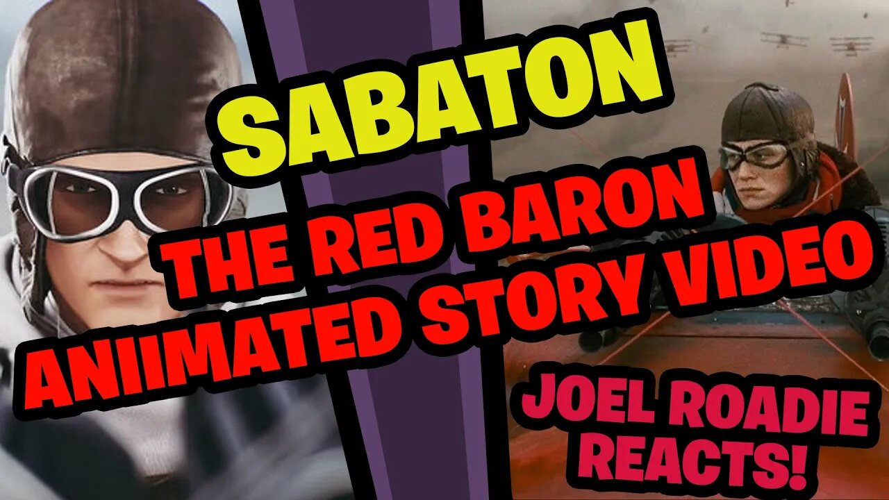 SABATON - The Red Baron (Animated Story Video) - Roadie Reacts