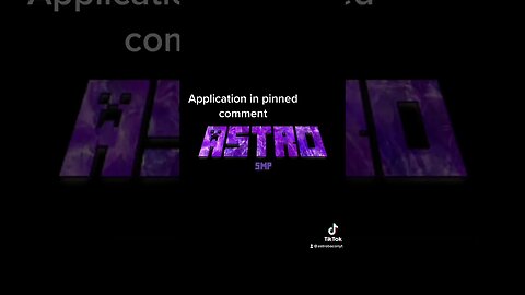 New Minecraft smp APPLICATIONS OPEN #asmr #memes #astrosmp #minecraftsmp #minecraft #shorts #memes