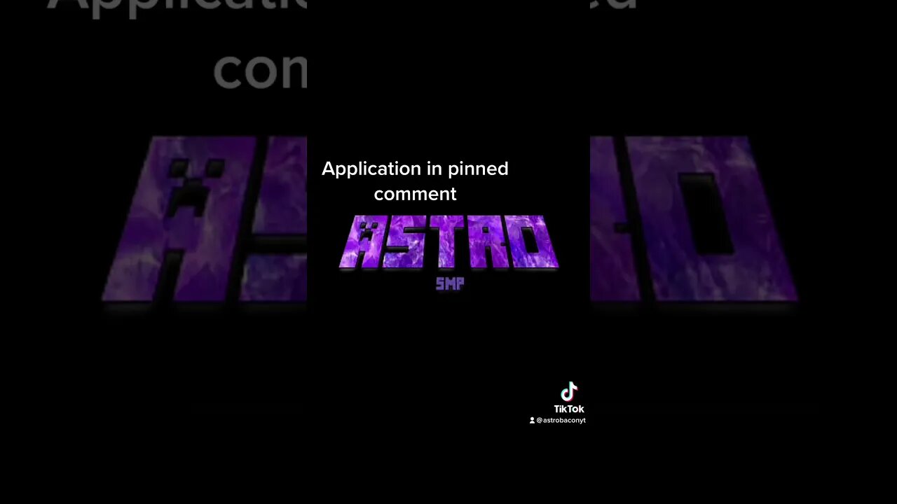 New Minecraft smp APPLICATIONS OPEN #asmr #memes #astrosmp #minecraftsmp #minecraft #shorts #memes