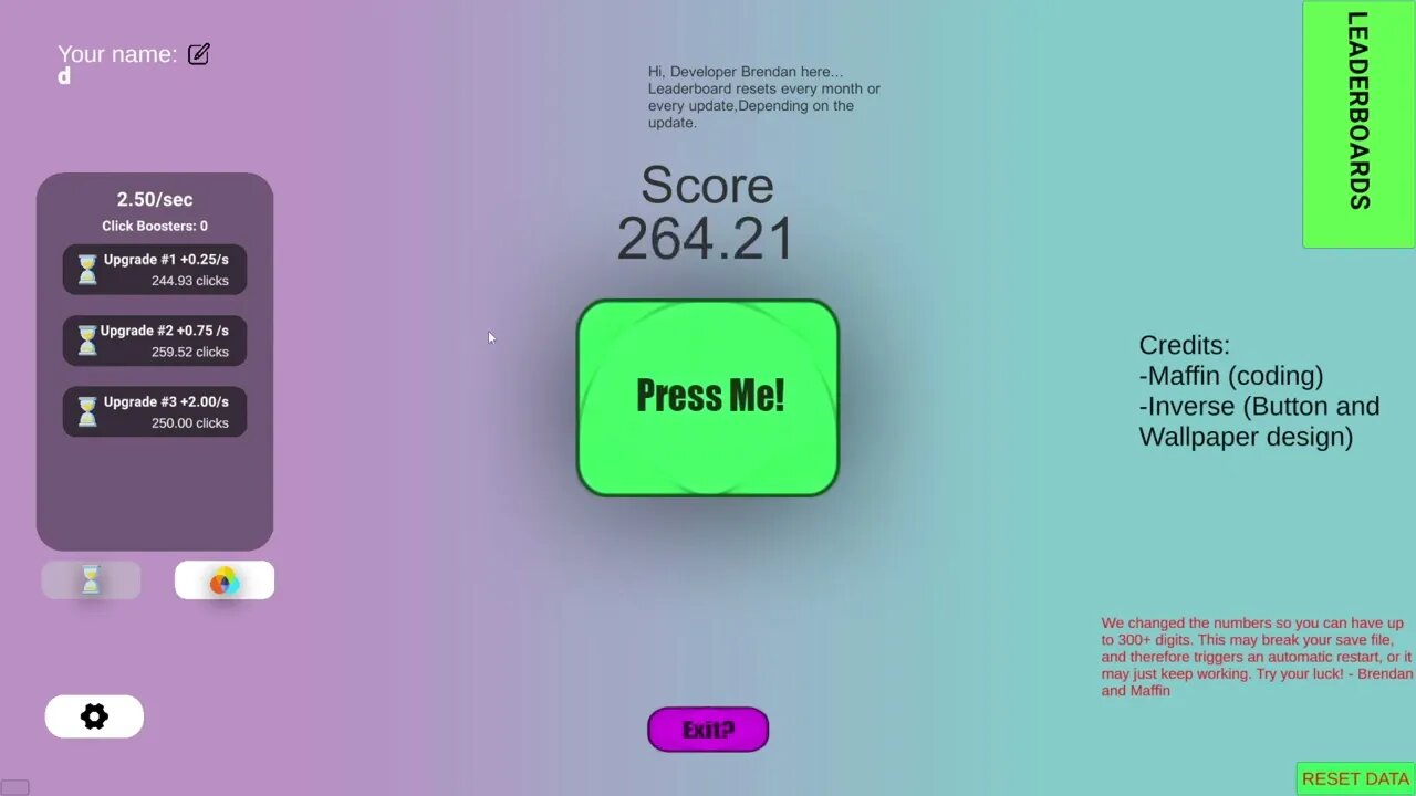 THE BUTTON Gameplay