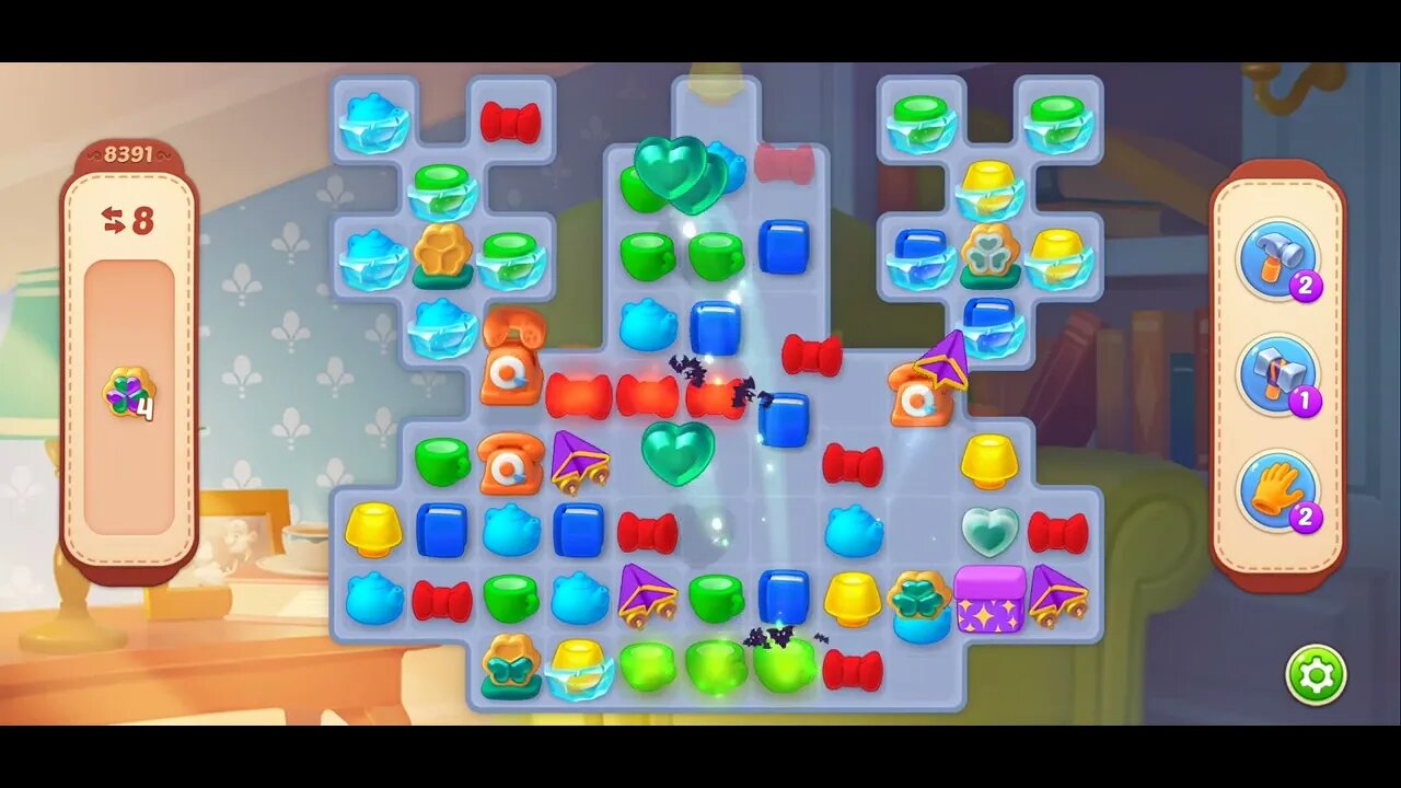 Playrix Homescapes Gameplay Walkthrough Level 8391