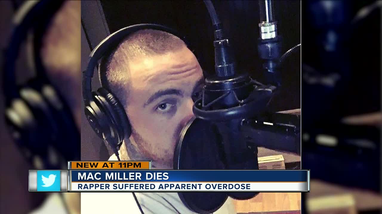 Rapper Mac Miller dead at 26, TMZ reports