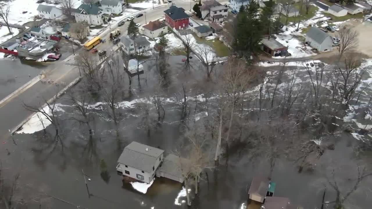 Flooding in Columbus, Dodge County