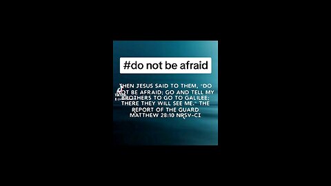 do not be afraid #bibleverseoftheday📖😇 #biblequote #biblebuild #Bible