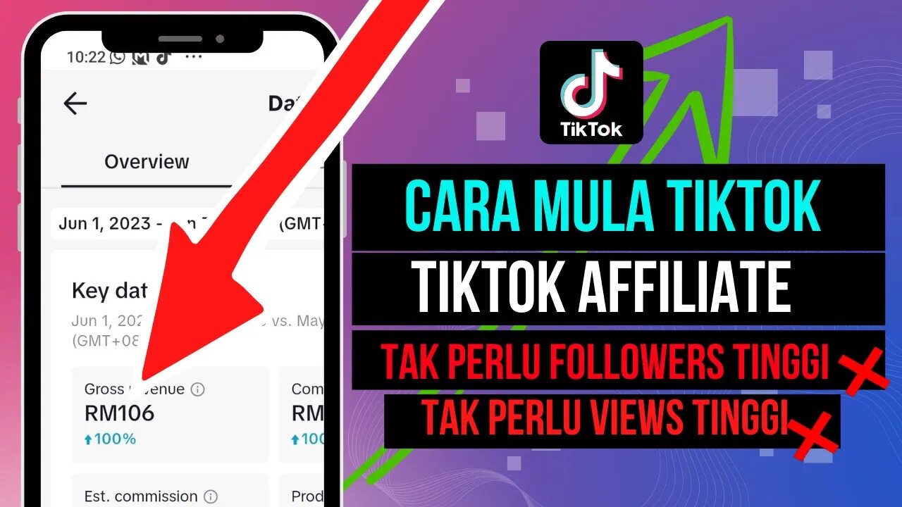 Cara SENANG Jana Duit Dgn Affiliate Tiktok Untuk Pemula Malaysia 2023 - Cara Mula Buat Duit Di Rumah