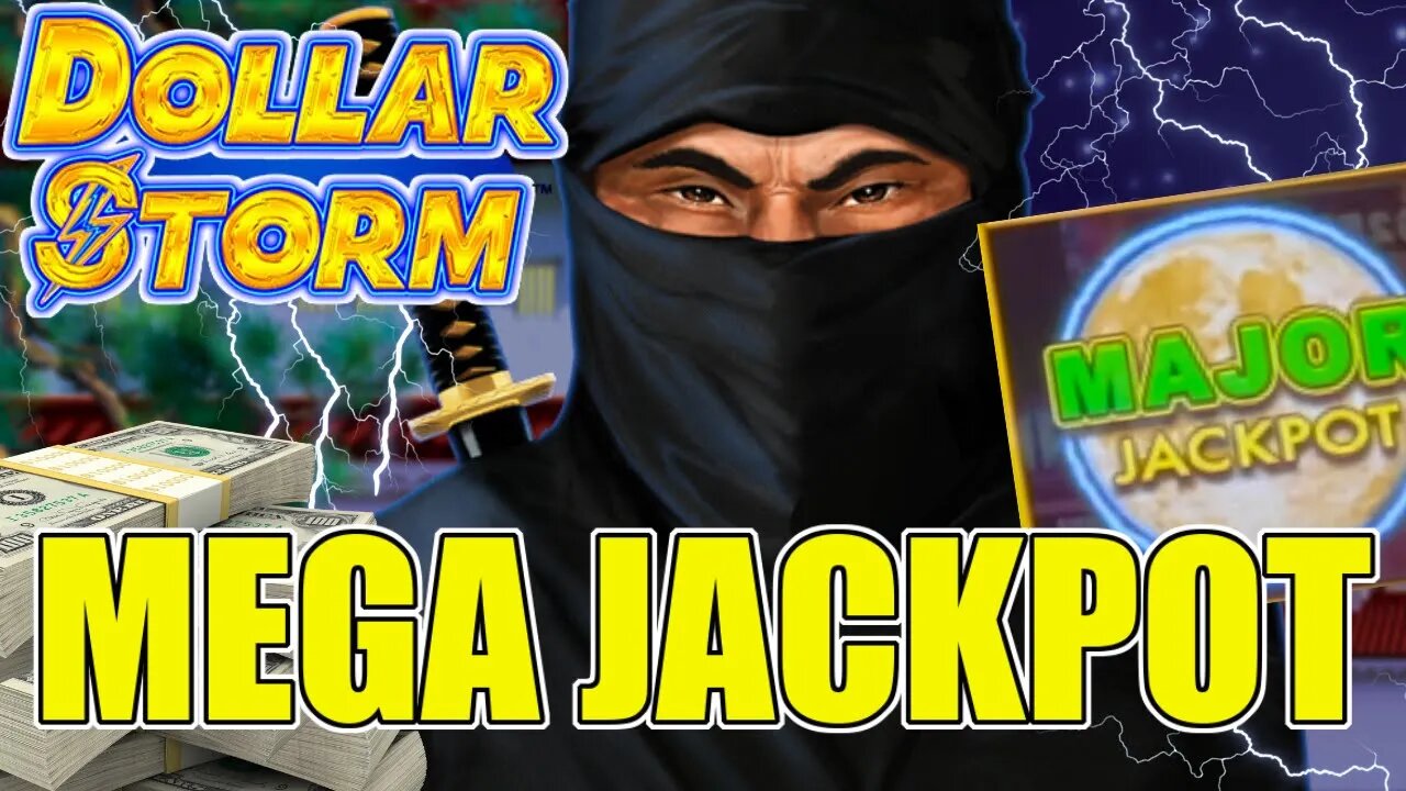 🌙 Major Jackpot Win On Ninja Moon 🗡️ Dollar Storm Orbs Trigger a Max Bet Handpay