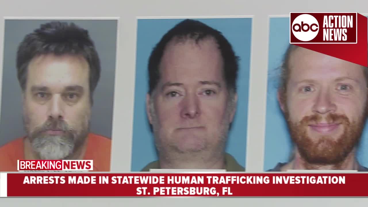 6 arrested in human trafficking investigation, one at large