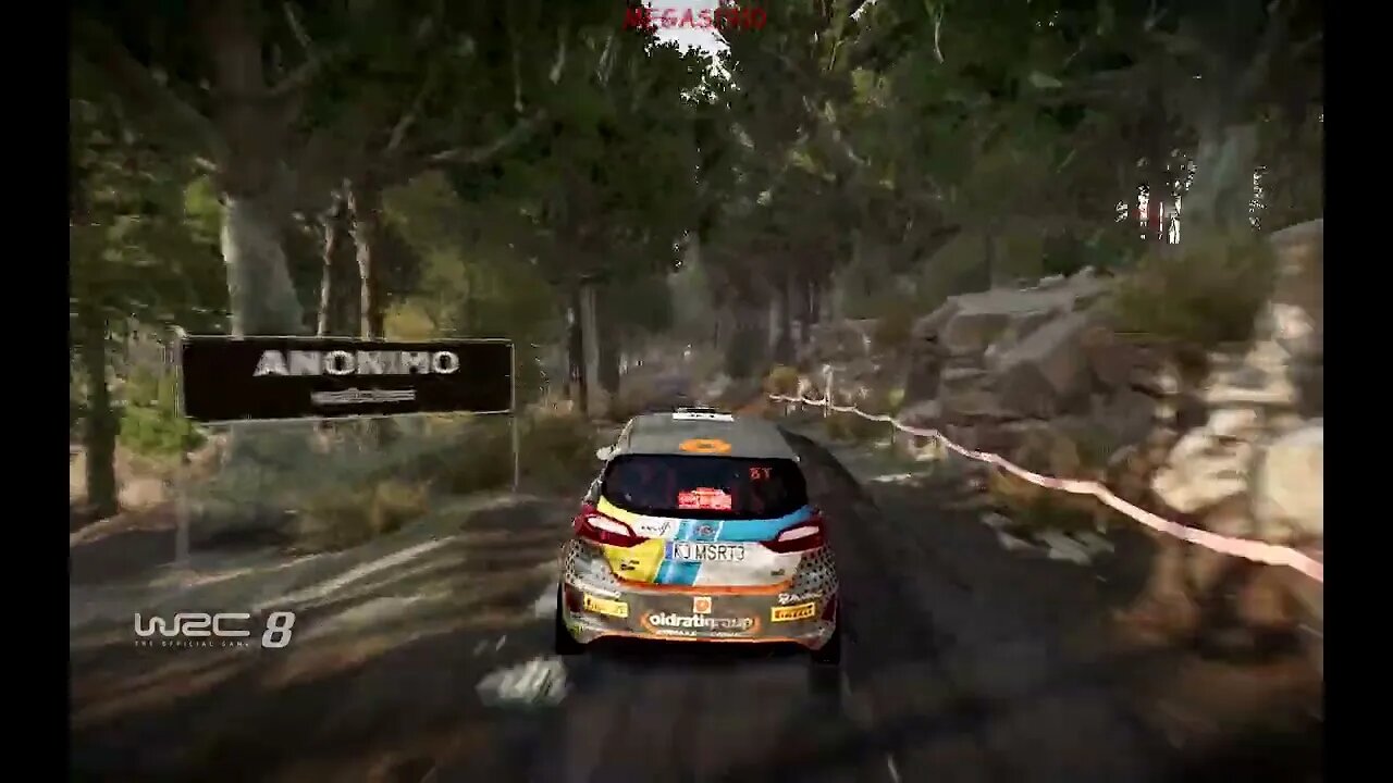 #WRC8 Finlândia, asfalto molhado, Fiesta