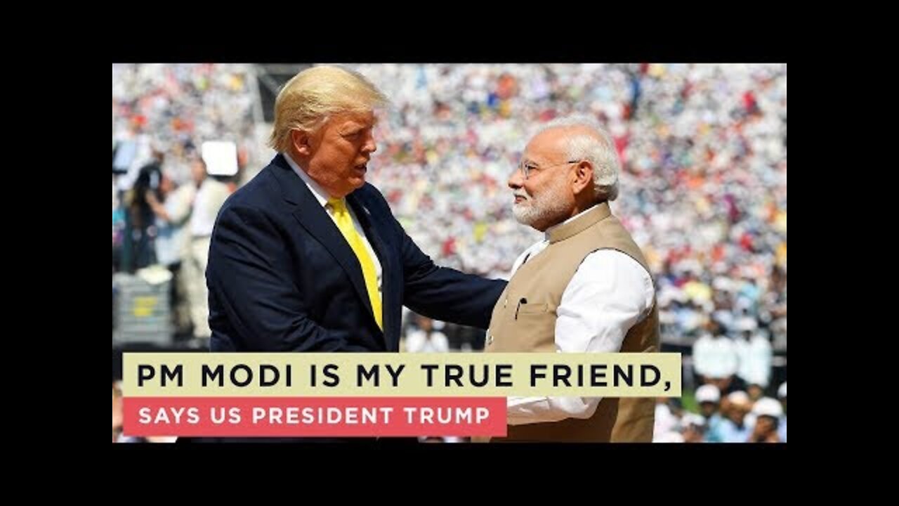 What US President Donald Trump said about PM Modi...Watch video!..,