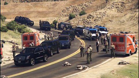 GTA 5 | Attack on President Trump | Security in Action | Game Lovers