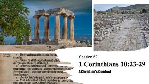 Session 52 | 1 Corinthians 10:23-29