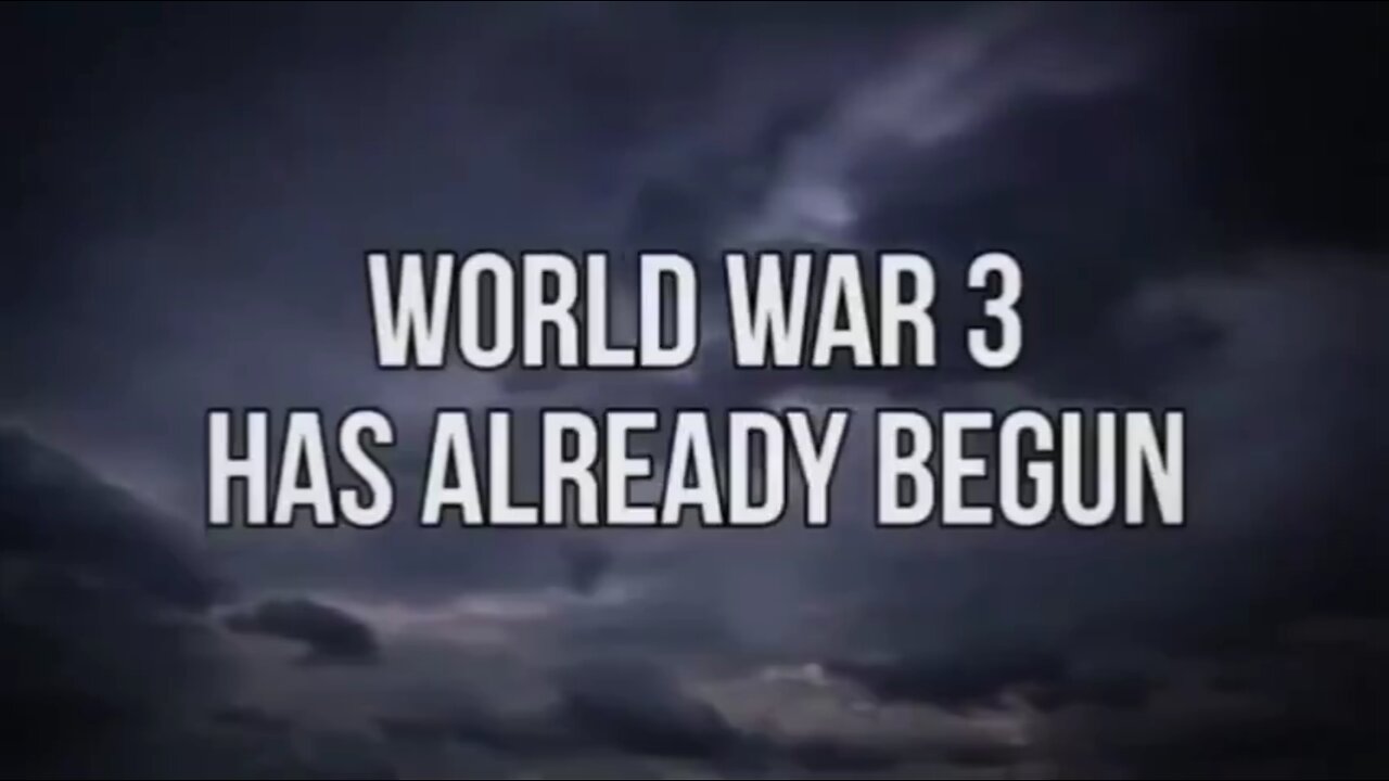 WARNING - World War III Has Already Begin!.!