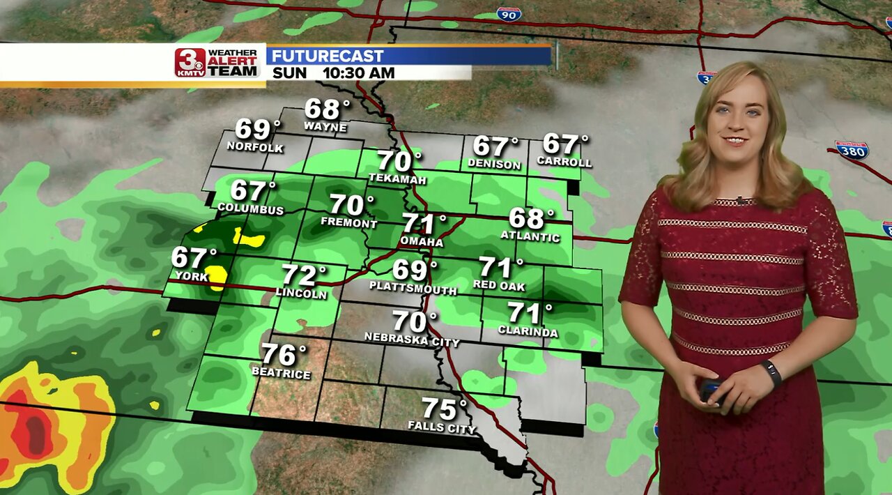 Audra's Sunday Forecast