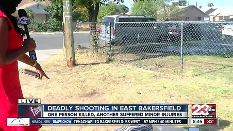 One man dead and one wounded in East Bakersfield shooting