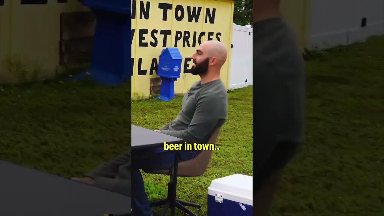 Store Owner Confronts Me for Selling Colder Beer Than His 😠🧊 #shorts