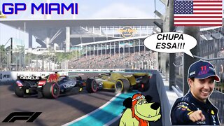 F1 22 MY TEAM - Modo Carreira EP5 GP MIAMI - Perez Sendo Dick Vigarista FORMULA 1 2022