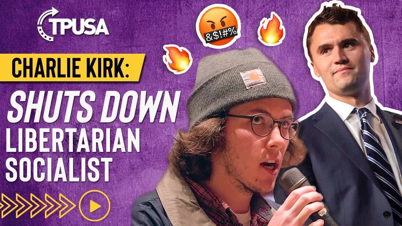 Charlie Kirk Shuts Down 'Libertarian Socialist' | What Does That Even Mean!?