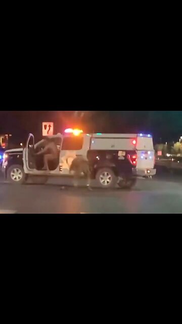 Naked Guy Wrestles With Cop, Steals His Vehicle, Ends Up Crashing It, Critically Injuring Two