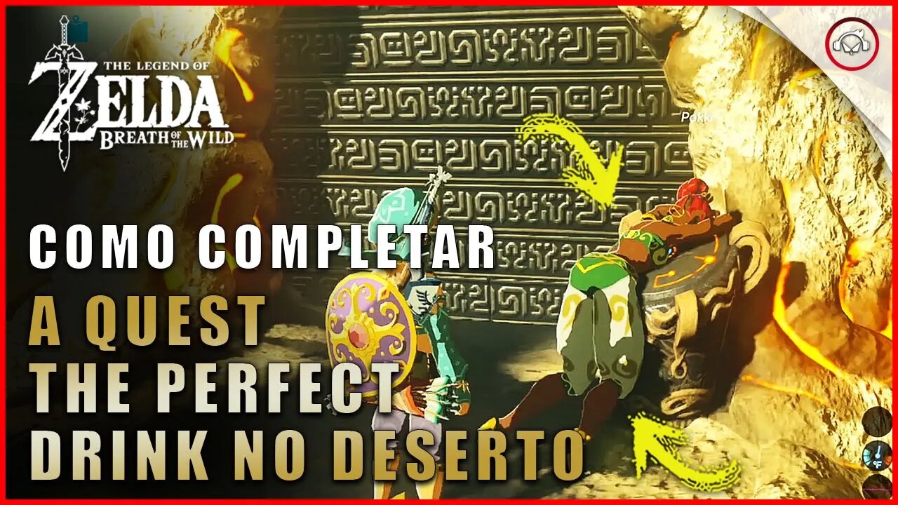 Zelda Breath of the Wild, Como completar a quest The Perfect Drink | super dica PT-BR