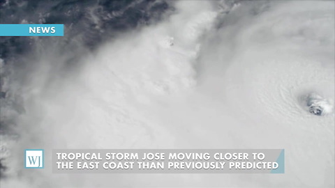 Tropical Storm Jose Moving Closer To The East Coast Than Previo
