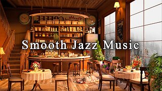 Cozy Coffee Shop Ambience with Smooth Jazz Music ☕ Relaxing Background Music for Studying, Working