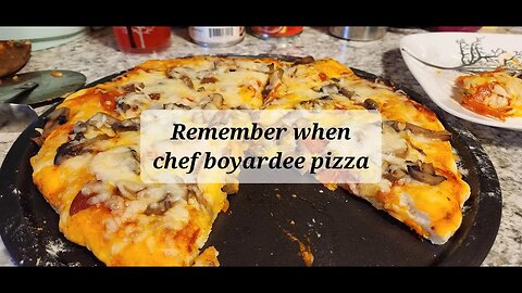 Remember when chef boyardee pizza #pizza #chefboyardee