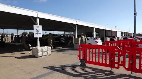 U.S. Army Soldiers aid FEMA in COVID-19 vaccination relief