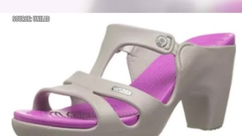 High-heeled Crocs becoming all the rage