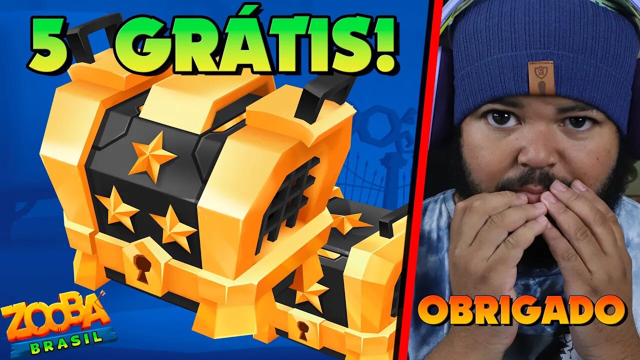 GANHEI 5 BAÚS BLACK LENDÁRIOS GRÁTIS! COMPLETEI O CAMINHO DAS PATAS! ZOOBA!