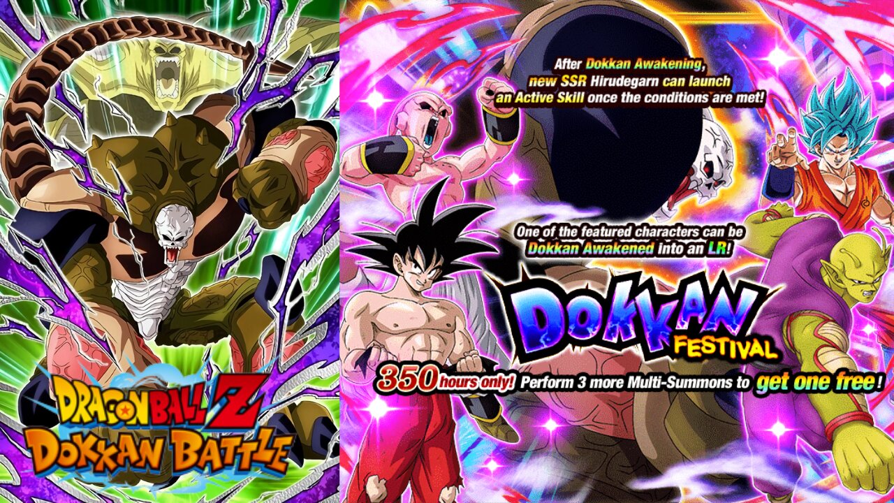 DBZ Dokkan Battle: Dokkan Festival Hirudegarn Banner Summons