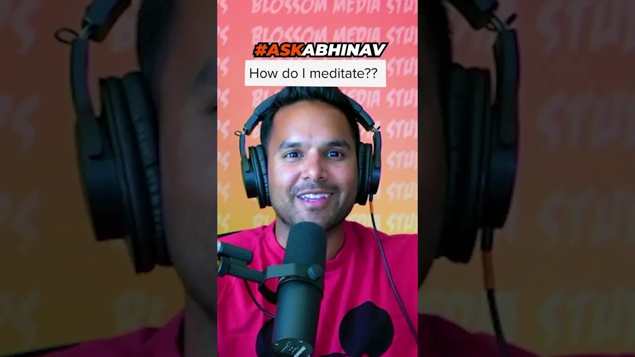 How you can meditate #shorts #askabhinav
