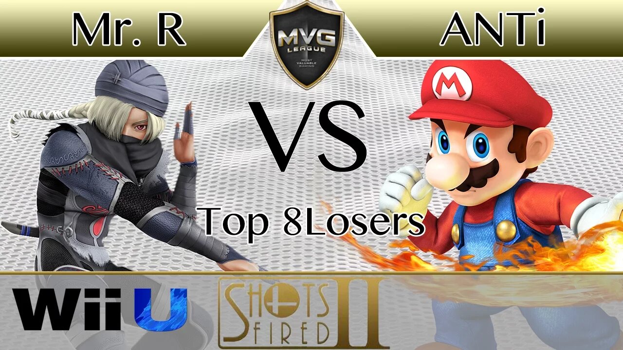 LLL|Mr. R (Sheik) vs. ANTi (Mario) - Top 8 Losers - Shots Fired 2