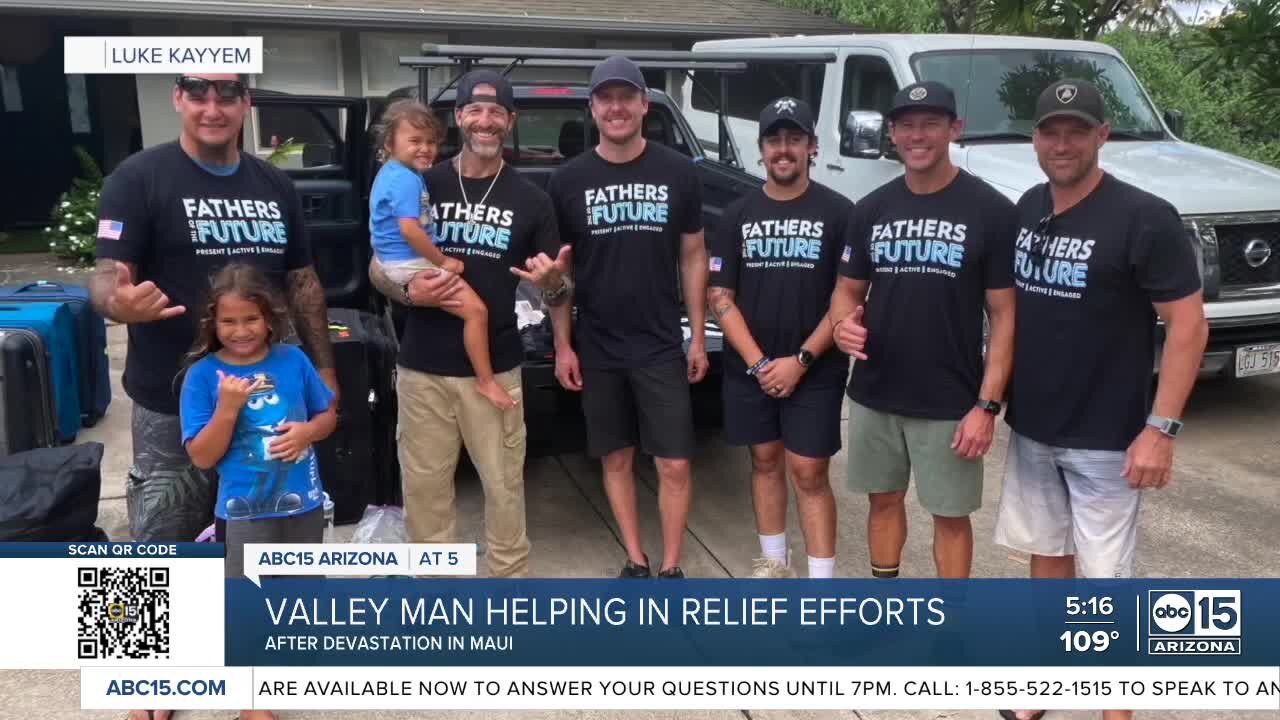 Valley man helping in Maui relief efforts