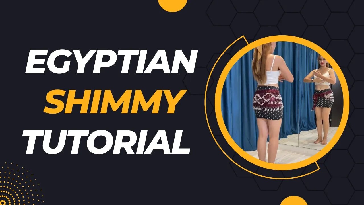 How to do Egyptian shimmy | Belly dance tutorial by Yana Bass