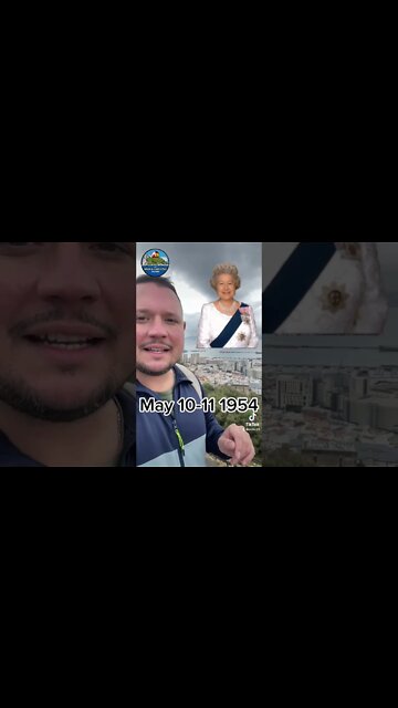 Queen Elizabeth II Stood in the Exact Spot in 1954