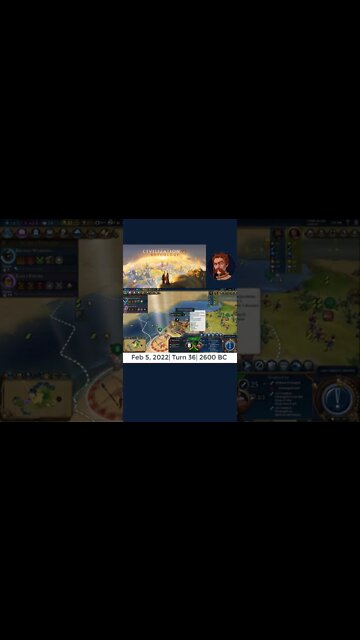 #oneturnadaychallenge #civ6 – Turn 36 - LA VENTA UNDER SIEGE! #shorts