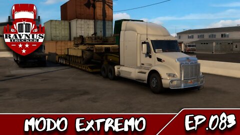 【Modo: Extremo】【Ep.83】【ATS 1.45】Me perdi na curva puxando 130 mil libras