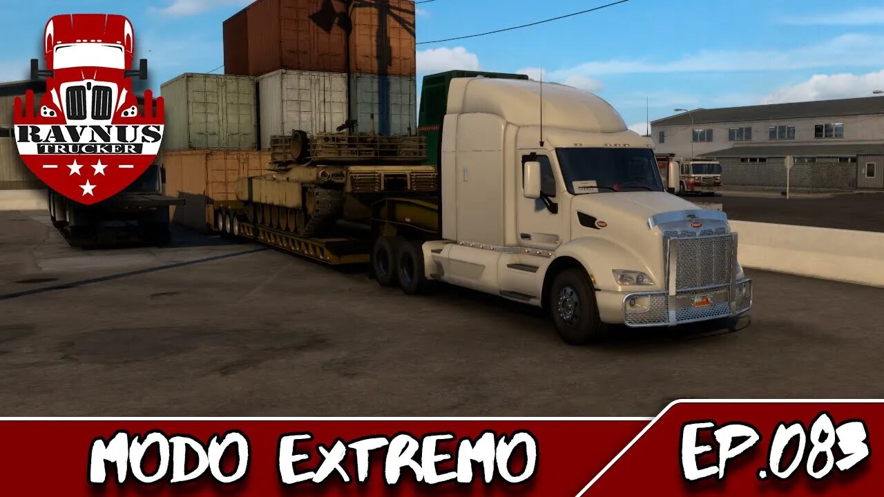 【Modo: Extremo】【Ep.83】【ATS 1.45】Me perdi na curva puxando 130 mil libras